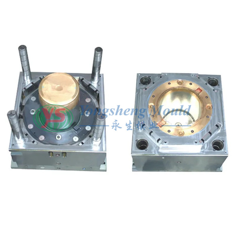 Plastic Hot Runner IML Injection Paint Bucket Mold